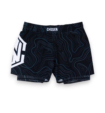 CHOSEN topo Hybrid Fightshorts - Black